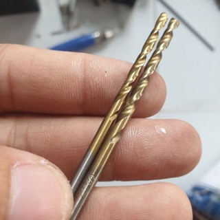 combo 2 mũi khoan 2.7 và 3.1 mm sắt thép HSS phủ Tin hàng mới