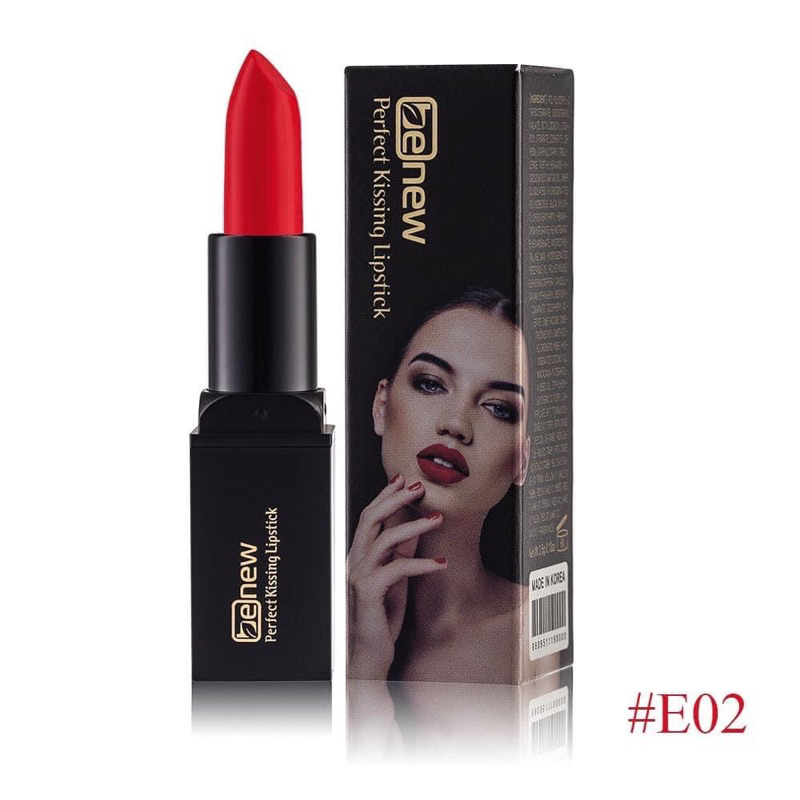 Son lì Benew dưỡng siêu mềm mượt màu Đỏ Hồng - Benew Perfect Kissing Lipstick