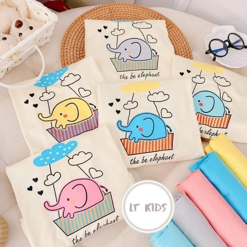 Bộ quần áo trẻ em dài tay thun lạnh mikymom loại 1 cho bé 5/16kg