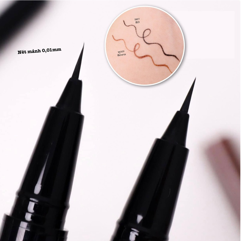Bút kẻ mắt nước Wodwod Thin Strokes & Fine nét mảnh 0,01mm chống nước