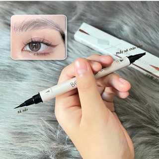 Kẻ mày phẩy sợi +kẻ mắt nước Wodwod 2in1