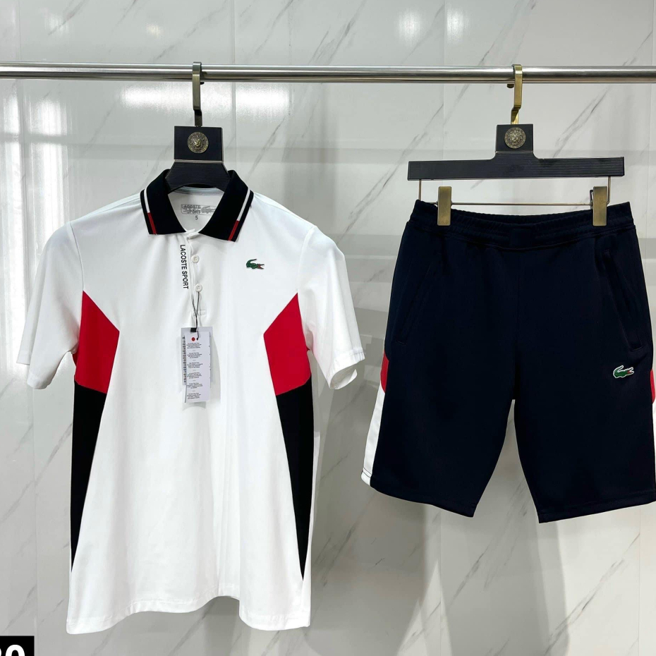 Bộ Thể Thao Nam polo Cao Cấp Chất  Cá Sấu Co Giãn