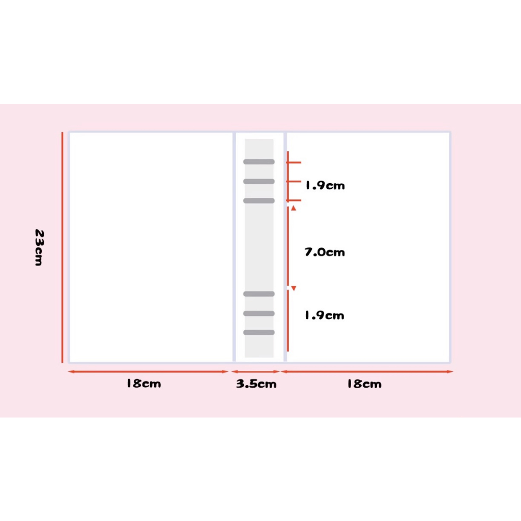 Sổ Tay Bìa Còng/ Blinder Size A5 Love Bean Phong Cách Lolita Dễ Thương