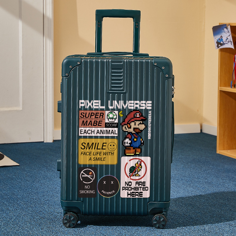 Vali 20-28 inch Vali xe đẩy 24 inch Hộp mật khẩu 22 inch 2023 mới sức chứa lớn bánh xe im lặng bền bỉ Vali 26 inch