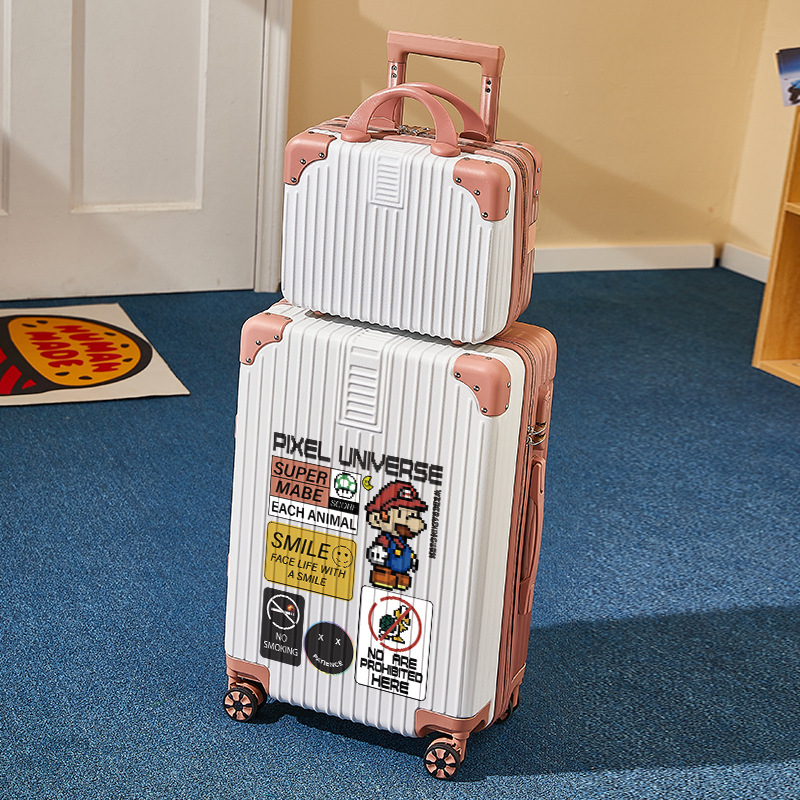 Vali 20-28 inch Vali xe đẩy 24 inch Hộp mật khẩu 22 inch 2023 mới sức chứa lớn bánh xe im lặng bền bỉ Vali 26 inch