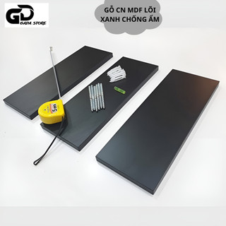 COMBO 3 thanh ngang kệ treo tường Rộng 40cm x sâu 15cm gỗ ( màu trắng, vàng, nâu, đen...)