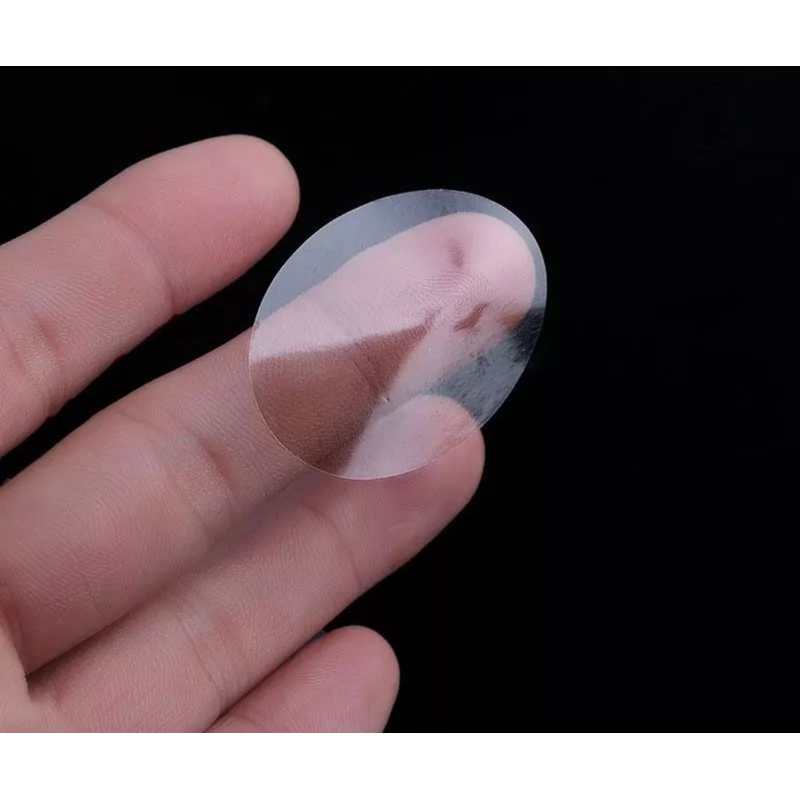 Combo 100 Tem Niêm Phong 3cm, Tem Niêm Phong Trong Suốt, Tem Dán Niêm Phong Tròn PVC Niêm Phong Sản Phẩm