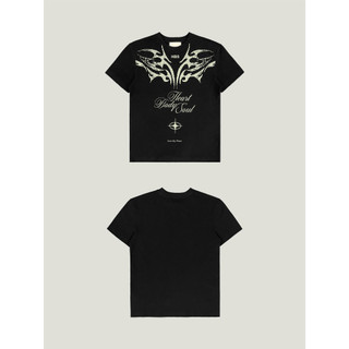 Áo thun tay ngắn cổ tròn nam HBS.OFFICIAL áo phông form baby tee in hình cá tính streetwear NIGHTWING T-SHIRT - BLACK