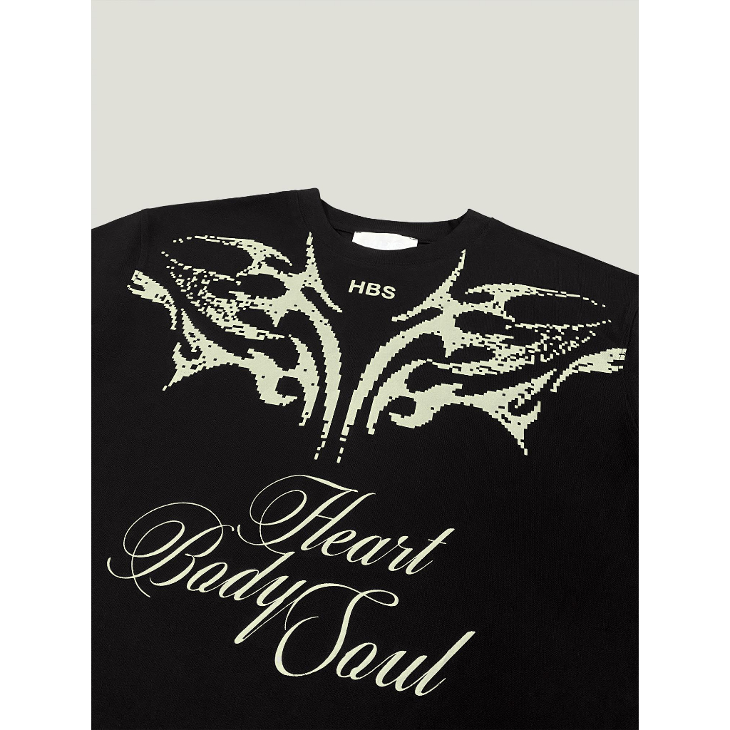 Áo thun hình HBS NIGHTWING T-SHIRT - BLACK