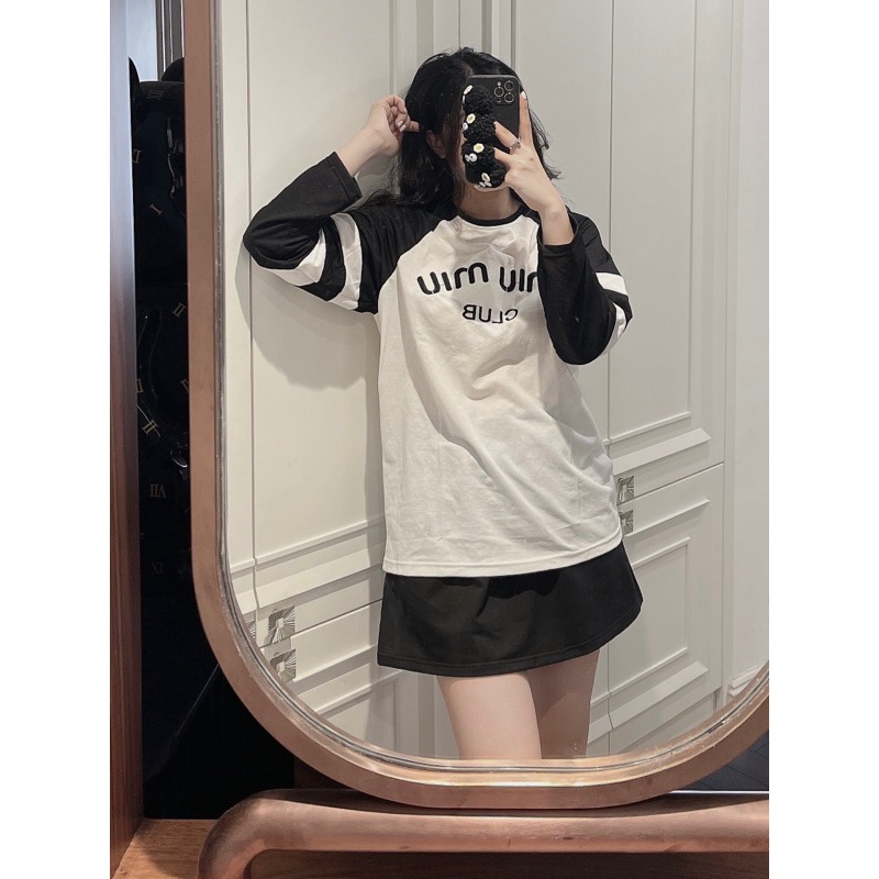 Áo miu miu dài tay chào thu