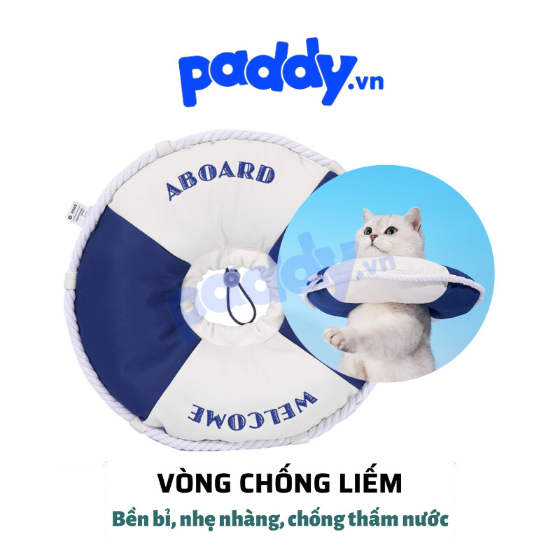 Vòng Gối Chống Liếm Cho Chó Mèo Phao Elizabeth ZEZE