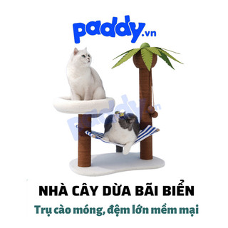 Trụ cào móng mèo cây dừa zeze cat tree