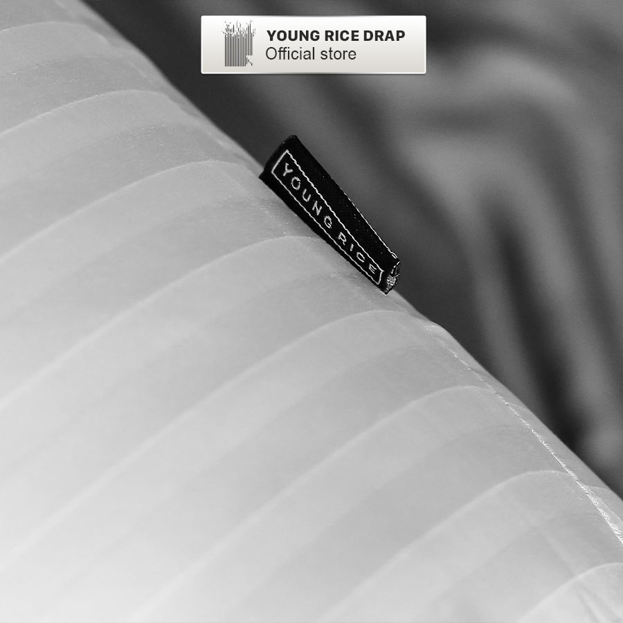 Gối bông hơi nằm ngủ cao cấp YOUNGRICE Ruột gối gòn hơi nằm chống mỏi vai gáy kích thước 50x70 chuẩn khách sạn 5 sao