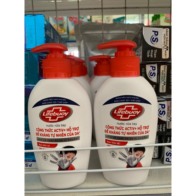 Nước rửa tay lifebuoy chai 180g