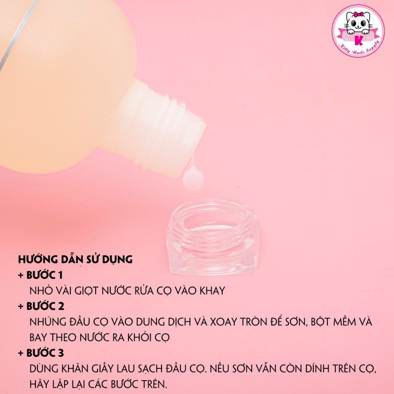 Rửa cọ nail jiakou 500ml,1000ml