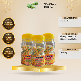 Cốm bổ cho bé Canxi D3 Unikids