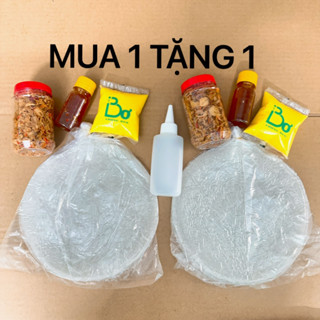 MUA 1 TẶNG 1 ( COMBO MINI, 150G BÁNH TRÁNG, 100G BƠ, 1 HỦ MUỐI, 1 CHAI SỐT TẮC)