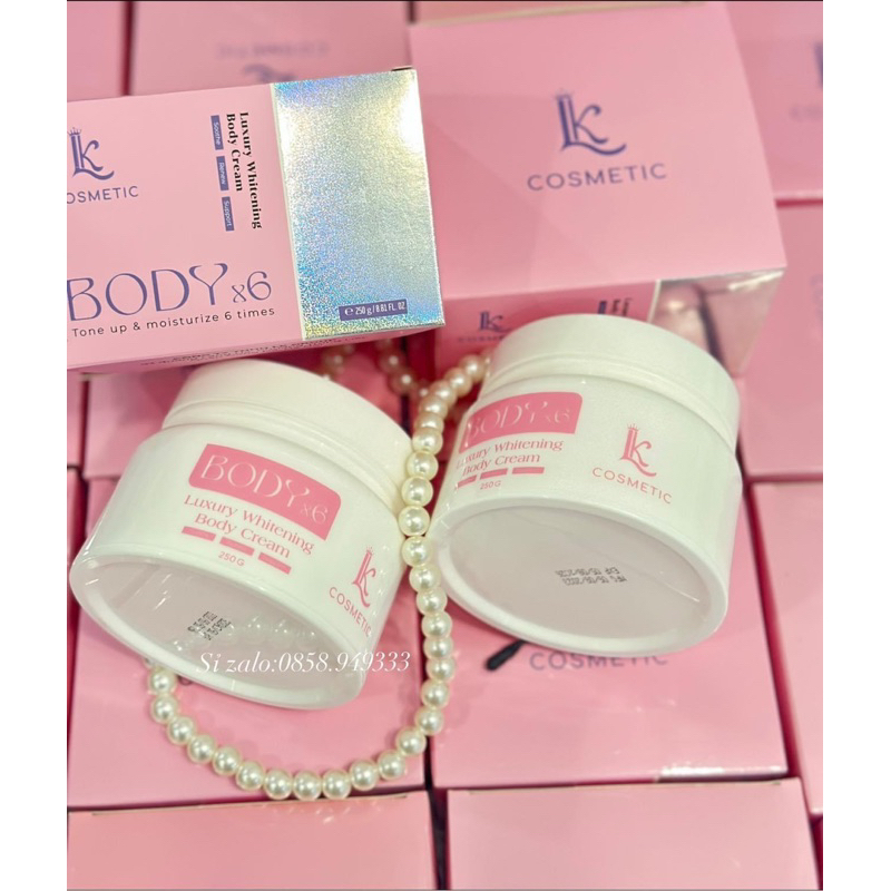 Kem body x6- Chính hãng dưỡng trắng da body chuyên sâu