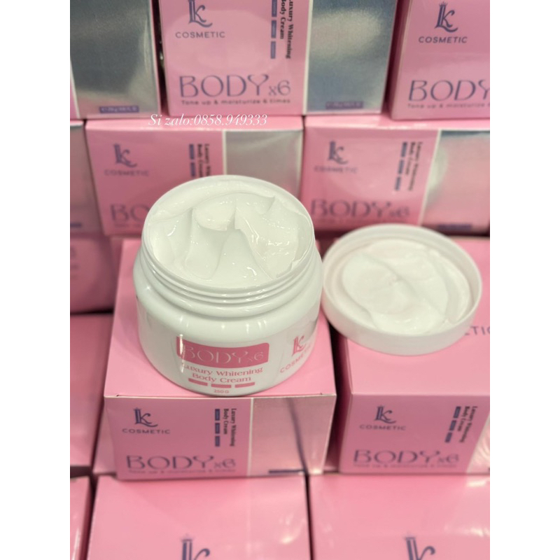 Kem body x6- Chính hãng dưỡng trắng da body chuyên sâu