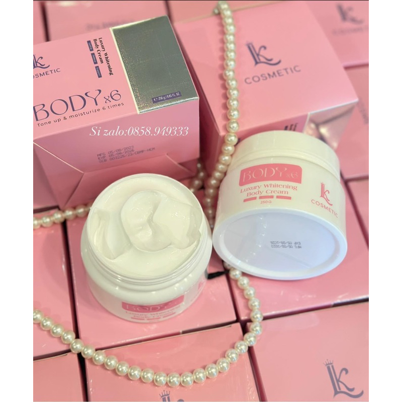Kem body x6- Chính hãng dưỡng trắng da body chuyên sâu
