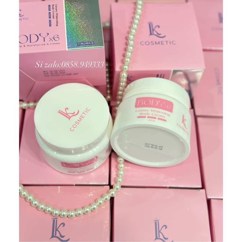 Kem body x6- Chính hãng dưỡng trắng da body chuyên sâu