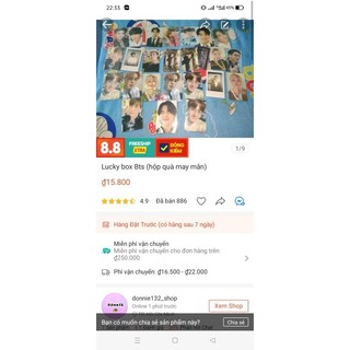Hộp quà may mắn (Lucky box BTS)