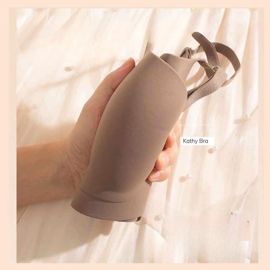 B73 Áo Lót Su Nâng Ngực Trơn Basic KATHY BRA Che Mỡ Lưng Không Gọng Đêm Vừa Mềm Mại Siêu Hót