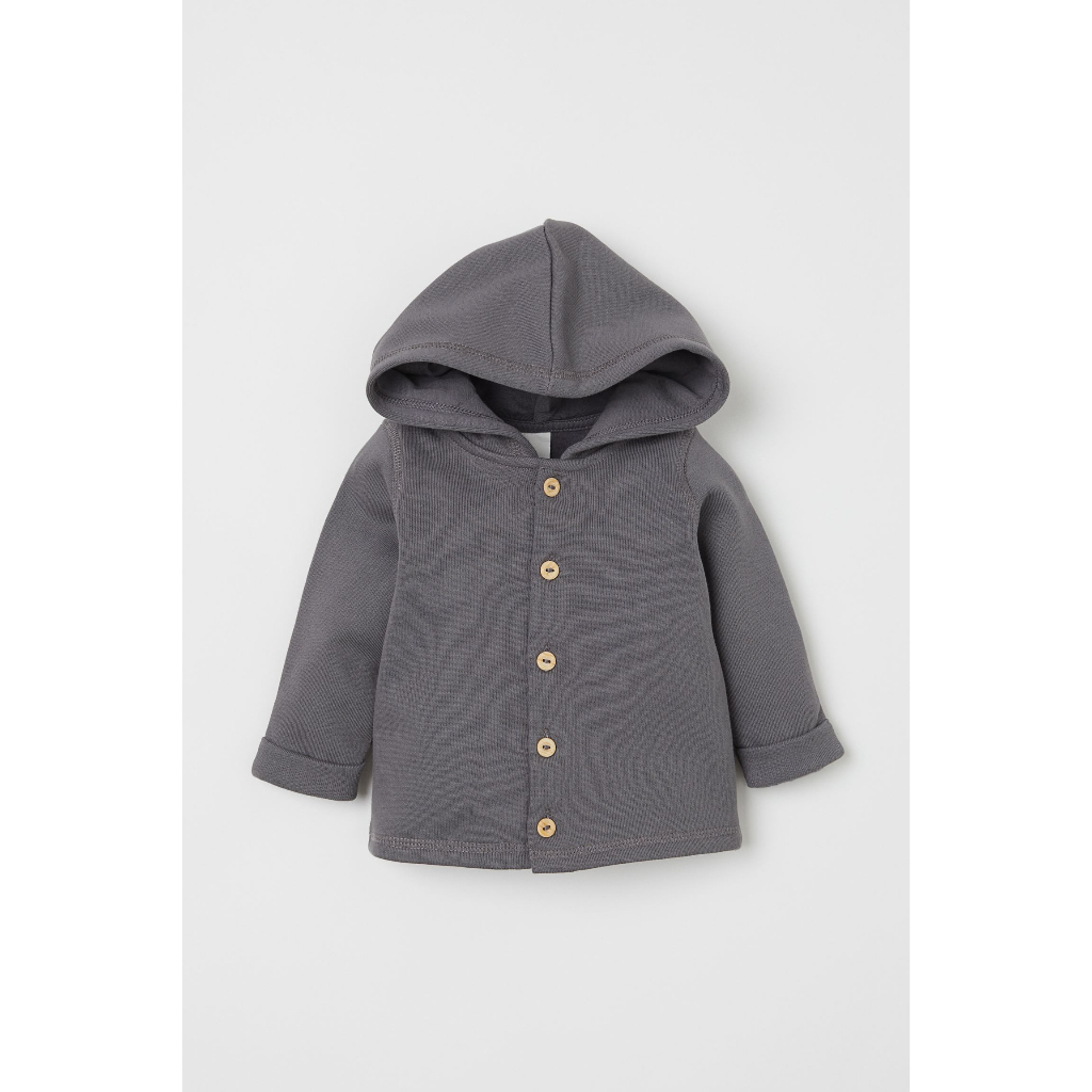 Áo Khoác Hooded Cardigan Cho Bé (hàng HM nhập Mỹ) - Size 9-12M (cho bé từ 8 -10kg)