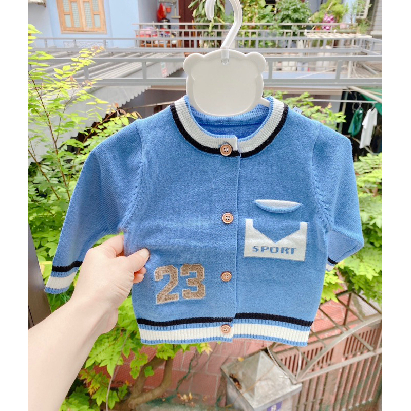 Áo khoác len, áo cadigan len cho bé dưới 3 tuổi