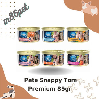Pate cho mèo, pate Snappy Tom Premium 85gr cho mèo mượt lông, pate mèo mọi lứa tuổi