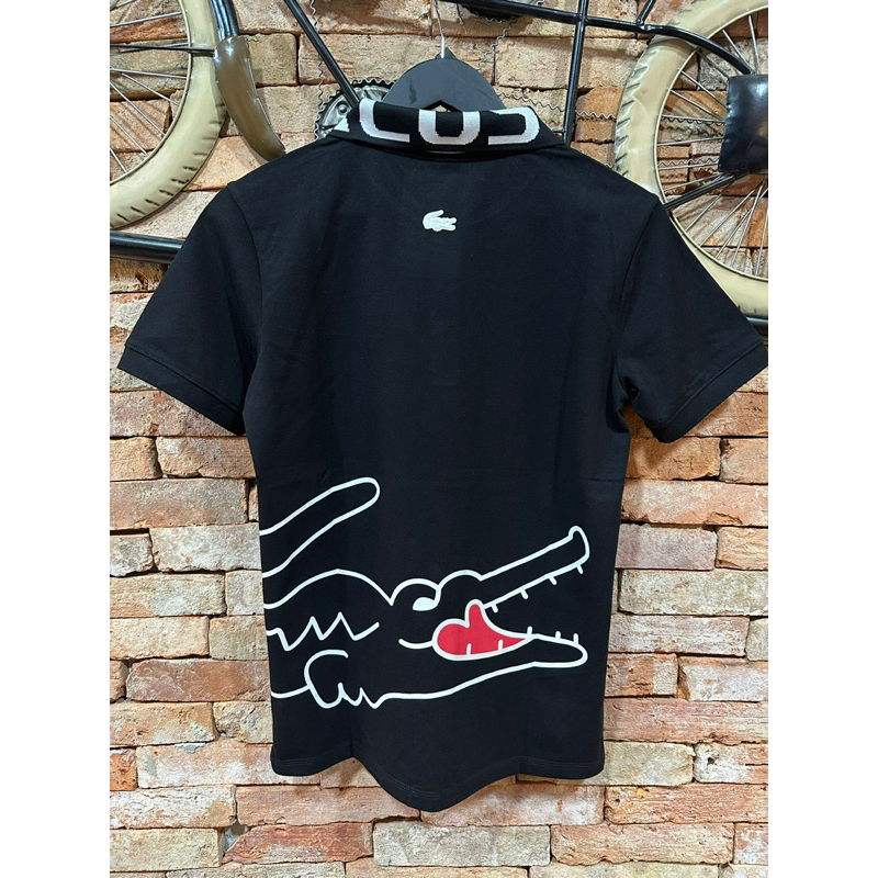 Thun Polo Lacoste cá sấu trắng