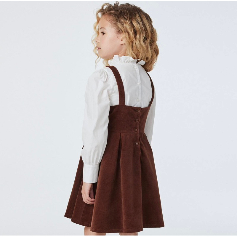 Váy mùa thu đông bé gái Janie and Jack vải nhung mềm mại