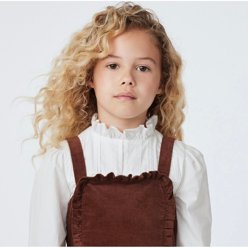 Váy mùa thu đông bé gái Janie and Jack vải nhung mềm mại