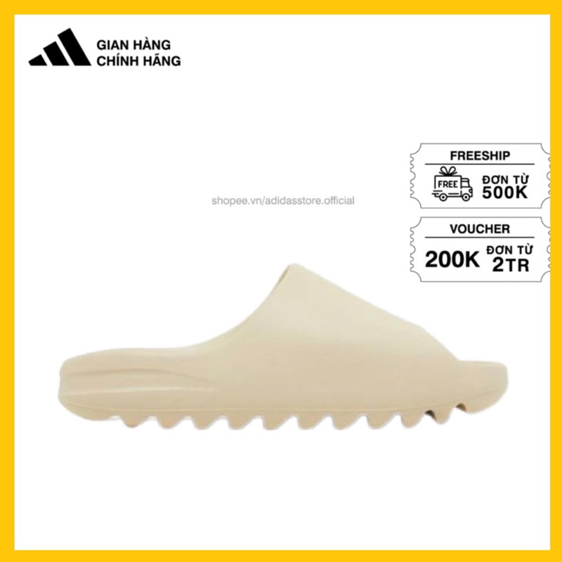 Dép Yz Slide Ss2022 bản vân nhám màu bone đế cao 4cm nhẹ đi êm đủ size nam nữ