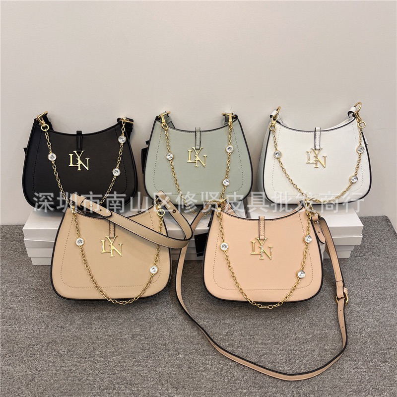 Túi đeo vai LYN xuất dư nobox kèm fulltag và túi vải hãng