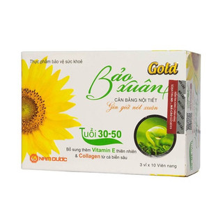  Viên uống nội tiết tố nữ Bảo Xuân Gold dành cho phụ nữ tuổi 30-50 giúp làm đẹp chống lão hoá 