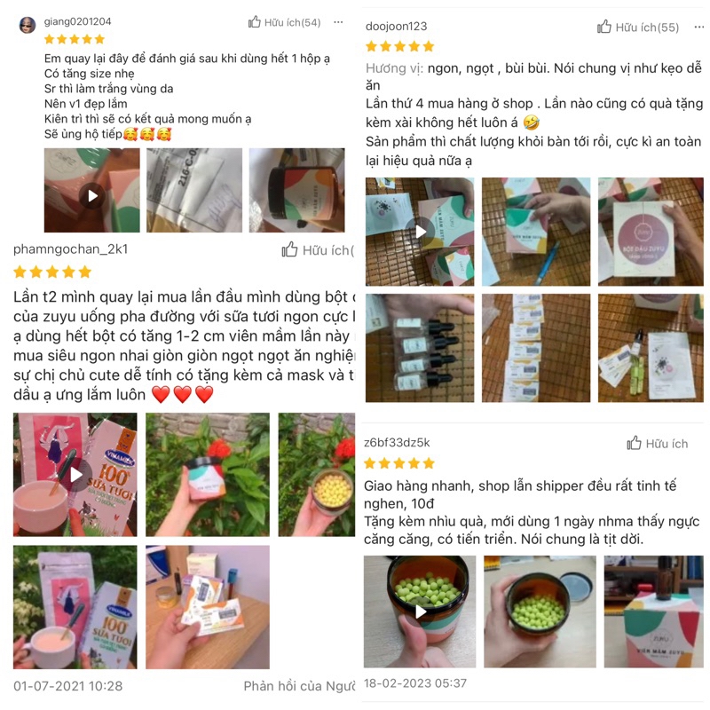 Viên Mầm Tăng Vòng 1 ZuYu