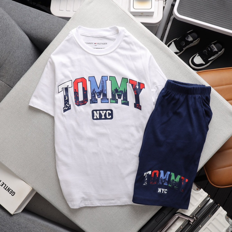 Đồ Bộ Tay Ngắn Bé Trai, Thun Cotton VNXK Hình In 3D Bigsize