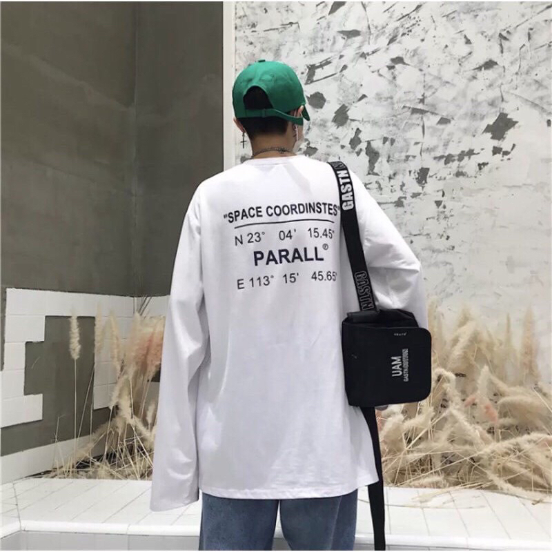 Áo Thun Tay Dài Form Rộng Parall Ulzzang Thu Đông - phông đẹp-thun cotton