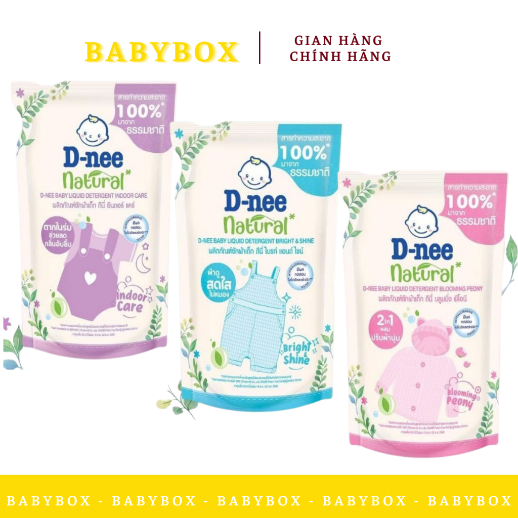(Hàng nội địa thái) NƯỚC GIẶT XẢ DNEE ORGANIC THAILAND TÚI MẪU MỚI