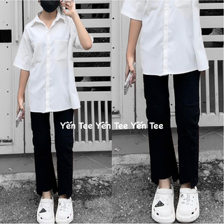 ( Vải Đẹp ) Quần ống đứng cắt vuông ống mới 2024, quần che khuyết điểm Yến Tee