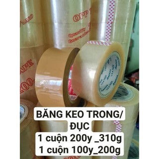 Băng keo trong ,đục đóng hàng .