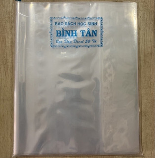 Bao tập vở sách bình tân thường kt:18.5x21.5cm và 20x24.5cm 1 xấp