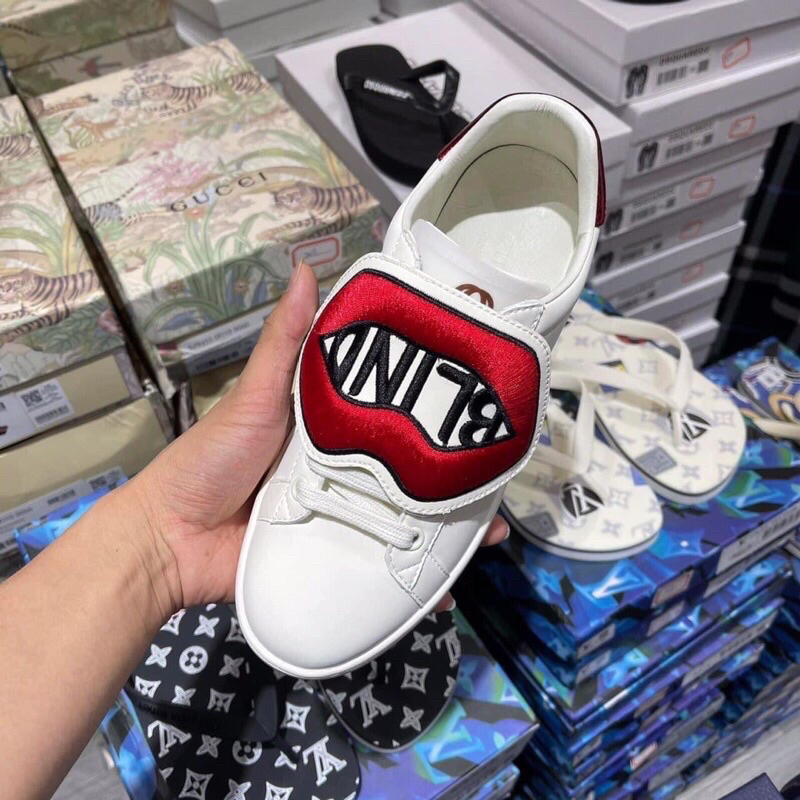 ⚡️ Hàng Có Sẵn!! Giày G.C Blind For Love Nam Nữ Họa Tiết Môi Tháo Rời Cực Sang Trọng Hàng Loại 1 Full Box