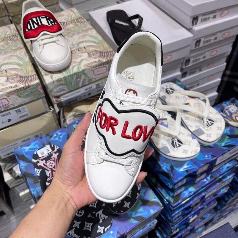 ⚡️ Hàng Có Sẵn!! Giày G.C Blind For Love Nam Nữ Họa Tiết Môi Tháo Rời Cực Sang Trọng Hàng Loại 1 Full Box