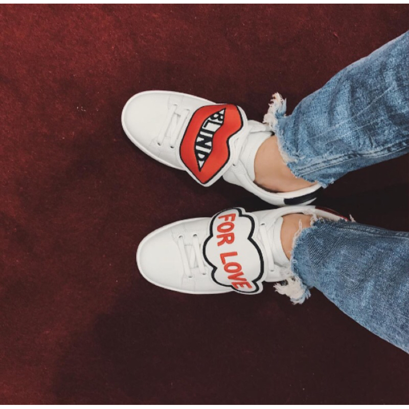 ⚡️ Hàng Có Sẵn!! Giày G.C Blind For Love Nam Nữ Họa Tiết Môi Tháo Rời Cực Sang Trọng Hàng Loại 1 Full Box