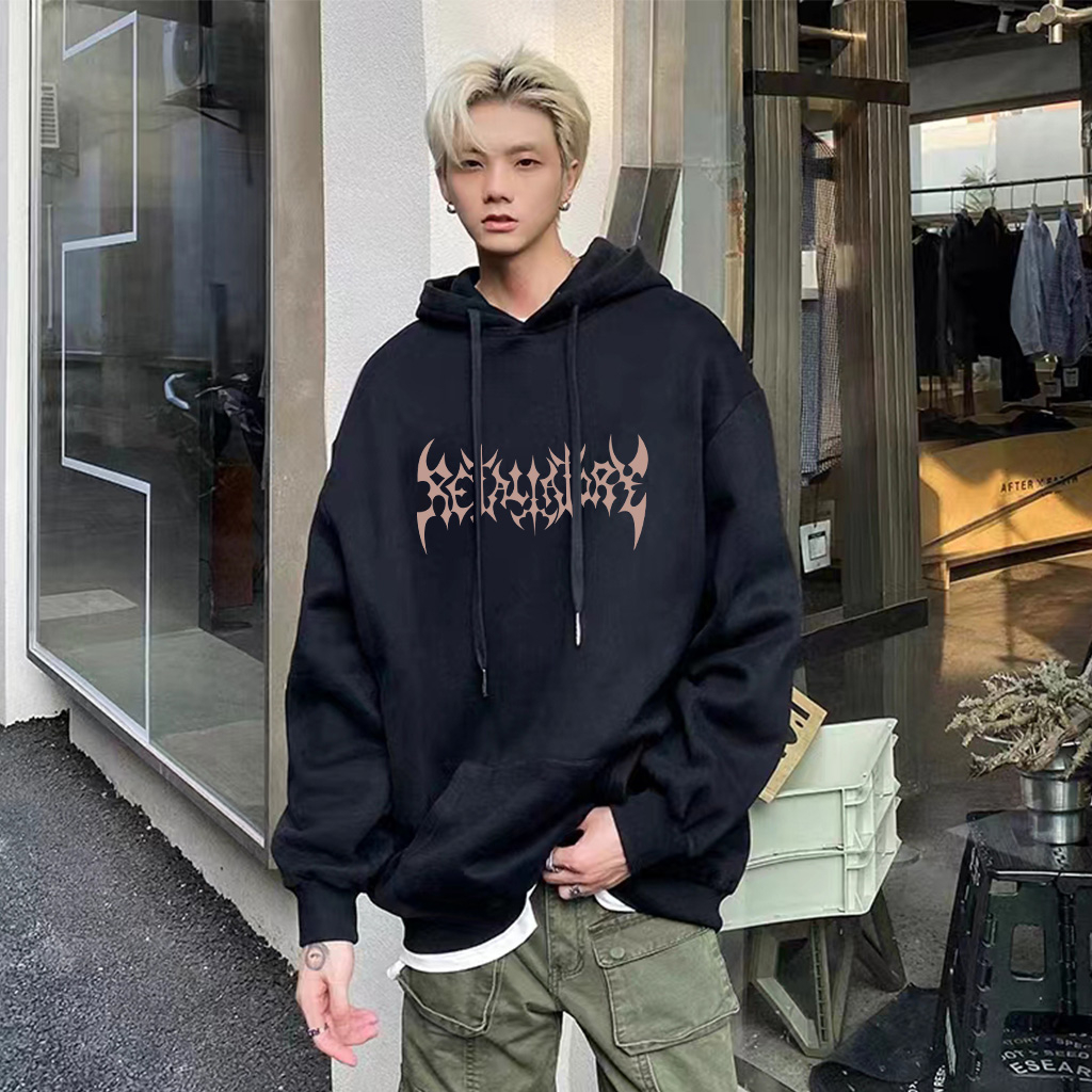 Áo Hoodie Cotton nam BEEYANBUY áo nỉ tay dài bigsize in hình fashion unisex 100% cotton-B0093