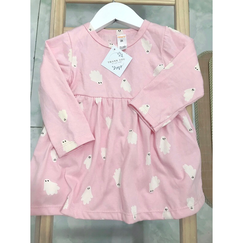 Váy dài tay cotton bé gái Mykids váy đầm cotton hàng thu đông dày dặn siêu mềm mịn cho bé từ 8-28kg