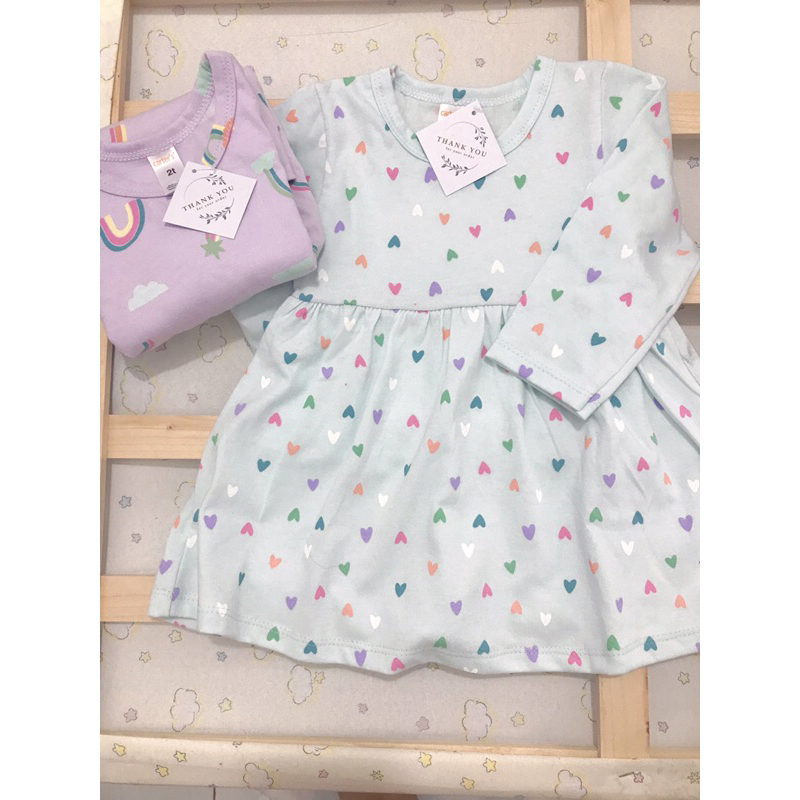 Váy dài tay cotton bé gái Mykids váy đầm cotton hàng thu đông dày dặn siêu mềm mịn cho bé từ 8-28kg