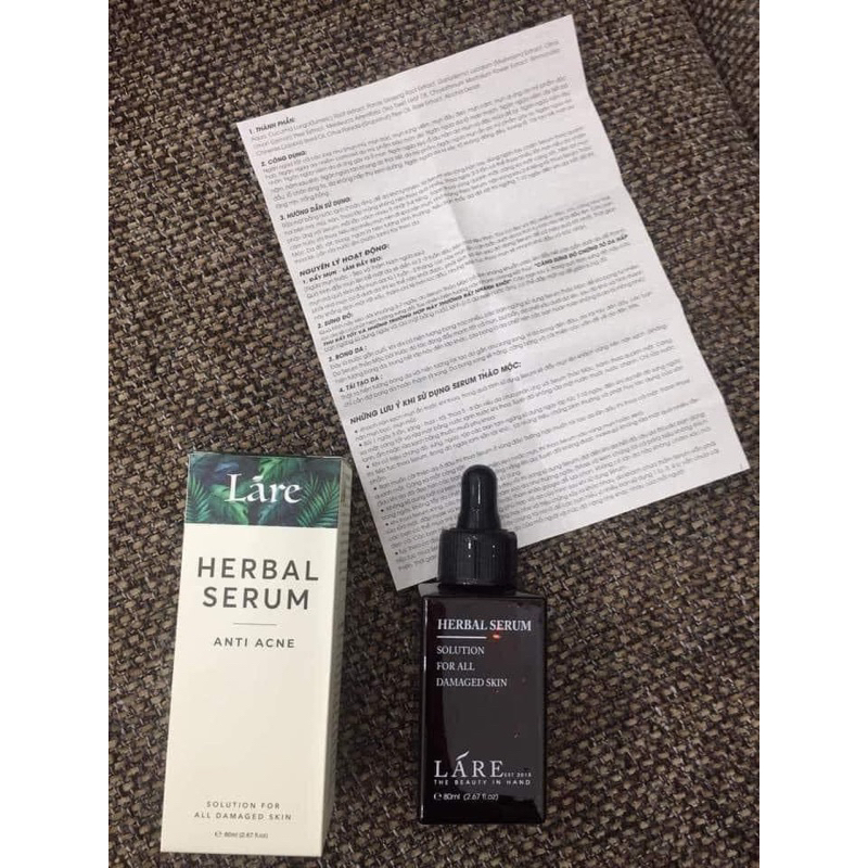 full seal Serum LáRe Mỹ phẩm Thanh Dược láre size nhỏ